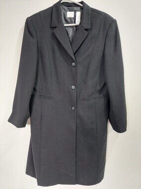 EMMA JAMES Liz Claiborne Women's 16 Long Career Blazer Trench Coat